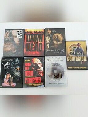 Horror Movie DVD Lot 13 Titles House 1000 Corpses Hellraiser Dawn of Dead